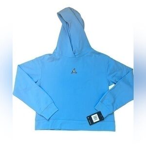 Jordan Big Kids' (Girls') Boxy Pullover Hoodie ' Carolina Blue